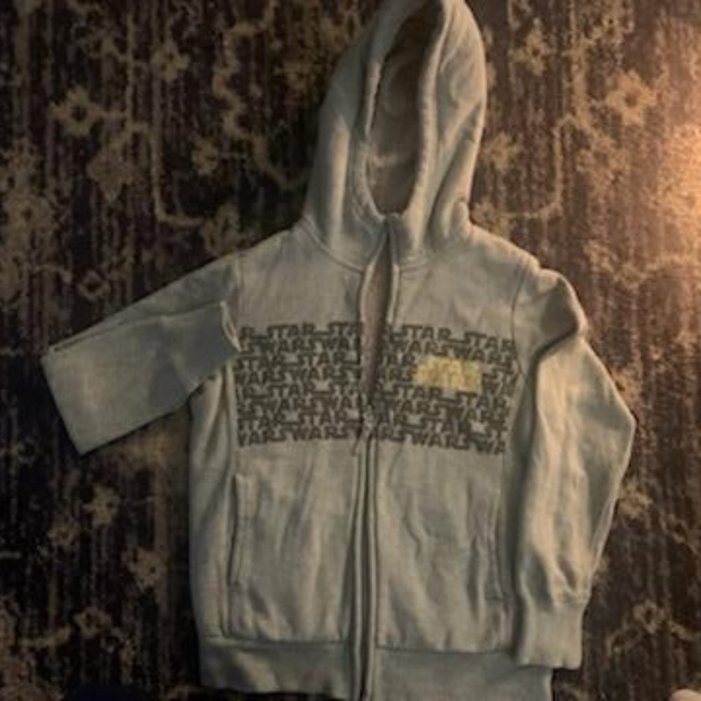 Star Wars Zip Hoodie Uniqlo Kids Size 11